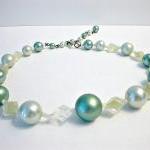 Vintage Bead Choker Necklac..